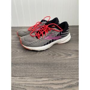 Brooks Womens Launch 6 1202851D027 Gray Black Running Shoes Sneakers Size 8.5